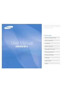 Samsung ES 9 manual. Camera Instructions.